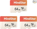 Micro SDXC 64GB Memory Card, MindStor 90MB/s Read Speed TF Card by Unknown