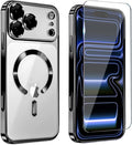 Magnetic Glossy Case for iPhone 17 Pro, iPhone 17Pro Phone Case Slim Clear by Unknown