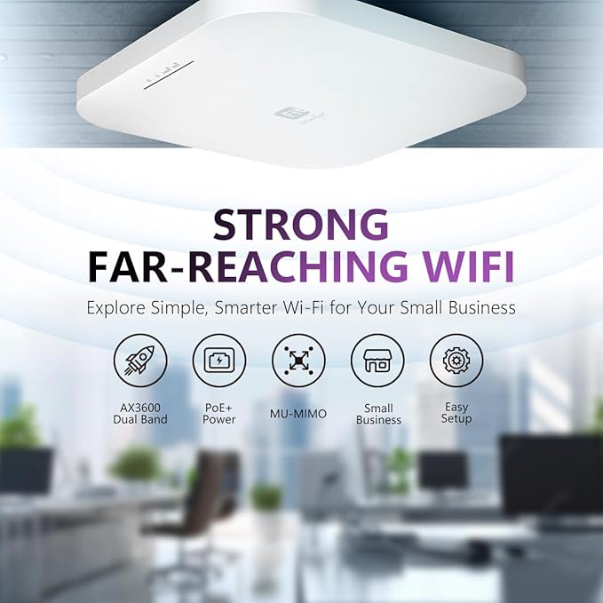 EnGenius Wireless AP 4X4 Wi-Fi 6 Dual Band AX3600 | 2.5Gbe PoE+ | Cloud & App & - Image 4