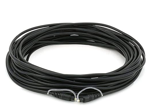 Monoprice 106735 S/PDIF Digital Optical Audio Cable, 40ft Black by Monoprice