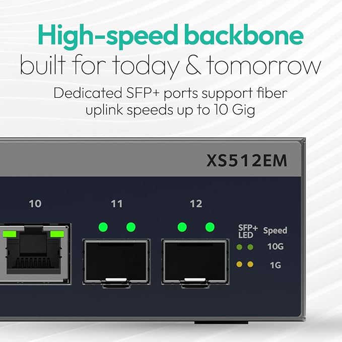 NETGEAR 12-Port Multi-Gigabit Easy Smart Managed Switch - Image 4