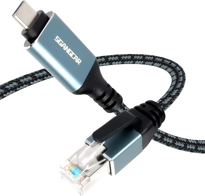 USB C to Ethernet Cable, 25 Feet Type C to Gigabit Ethernet Cable, USB C to by SGANGCAR