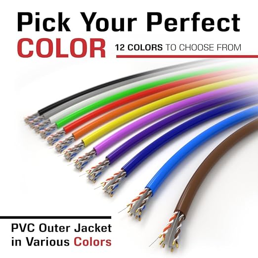 DRIPSTONE - 600006 CAT6 Solid UTP Cable 23AWG 1000ft LAN Network Ethernet RJ45 - Image 5