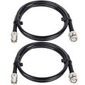 MOOKEERF BNC Male to BNC Female Coaxial Cable 50 ohm RG8X Coax Ultra Low Loss by MOOKEERF