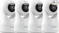 owltron 4pcs Indoor Pan/Tilt Security Camera 2K, Smart Cam by OWLTRON