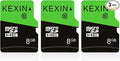 KEXIN 8GB Micro SD Card 3 Pack by Home