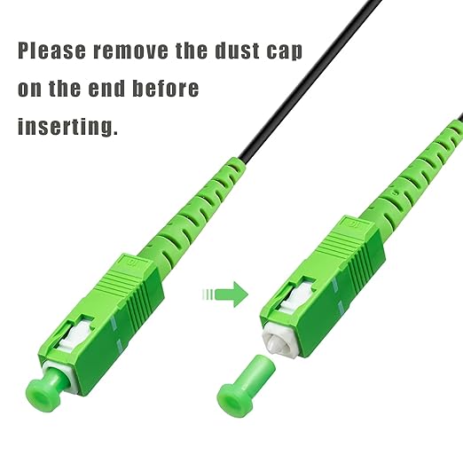 10-Pack - 3m SC/APC to SC/APC Fiber Optic Internet Cable, Armored Single Mode - Image 5