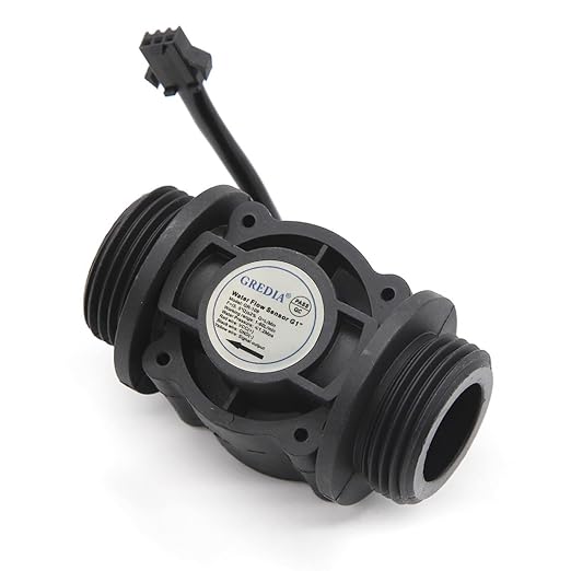 1" Water Flow Sensor Food-Grade Switch Hall Effect Flowmeter Fluid Meter - Image 5