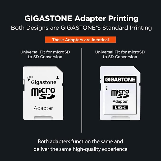 【5-Years Data Recovery】 GIGASTONE 64GB Micro SD Card 5-Pack, 4K Camera Pro - Image 3