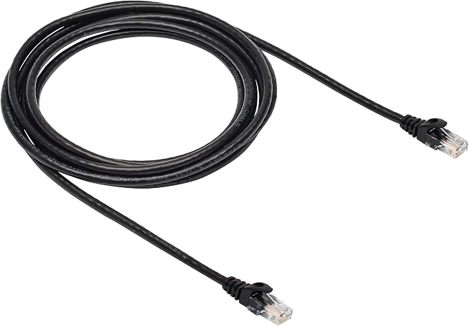 Amazon Basics RJ45 Cat 6 Ethernet Patch Cable, 10Gbps High-Speed, 10 Foot by AmazonBasics