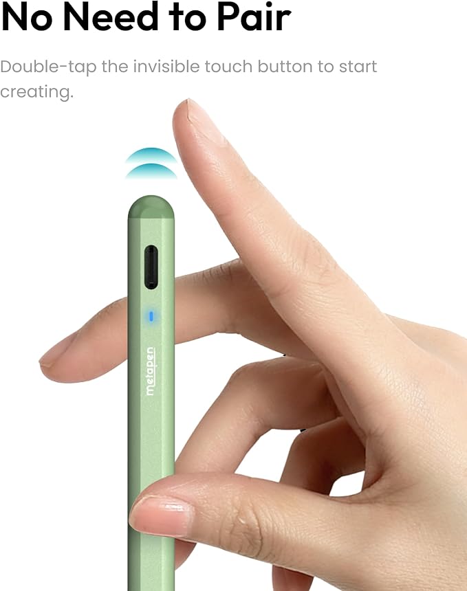 Metapen Pencil A8 for Apple iPad 2018-2026, Palm Rejection, Pixel Precision - Image 5