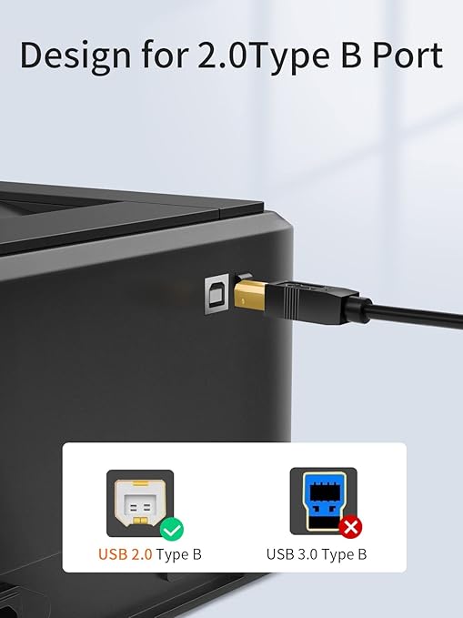 CableCreation USB C to B Printer & Scanner Cable - 10FT - Image 4