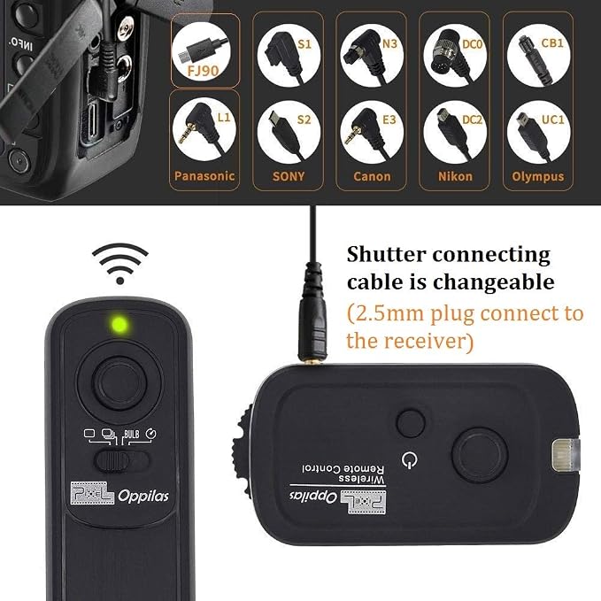 2.4G Wireless Remote Control DC2 Remote Shutter Release Compatible - Image 5