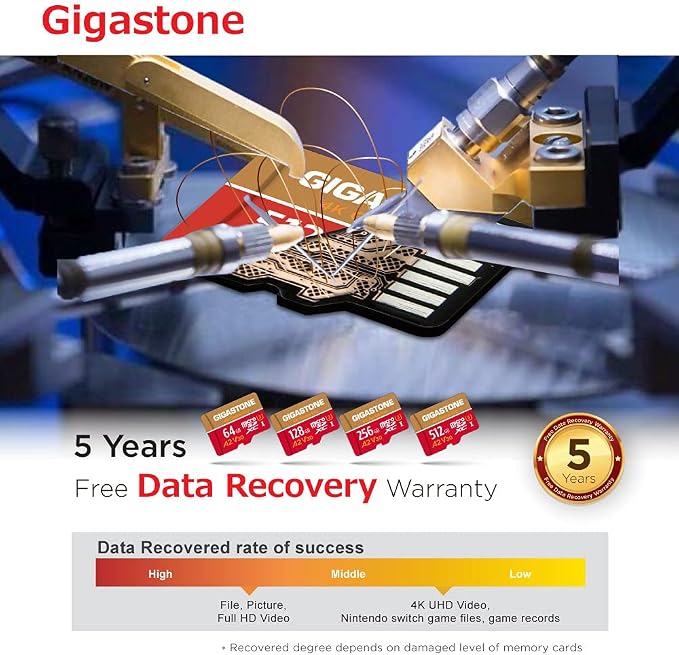 【For Switch 1 Only】GIGASTONE 64GB Micro SD Card, 4K Game Pro, MicroSDXC Memory - Image 8