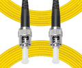 Fibergaga-50M OS2 ST to ST Fiber Patch Cable Single Mode, Length Option: by Fibergaga