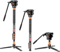 Cayer FP34 Monopod with Feet, 71 inch Aluminum Telescopic Camera Monopod with by Cayer
