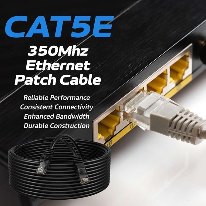 Cables Direct Online Cat5e 1.5FT Network Ethernet Patch Cable, 350Mhz Internet - Image 2