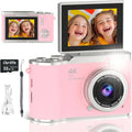 4K Digital Camera, Autofocus 48MP 1080P HD Video Selfie Camera by OurlifeCameraforKids