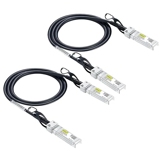 10Gtek SFP+ DAC Twinax Cable, 10G SFP+ to SFP+ Direct Attach Copper Patch by 10Gtek