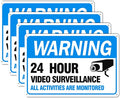 Video Surveillance Sign, Reflective and Waterproof Material 24 Hour by multiwins