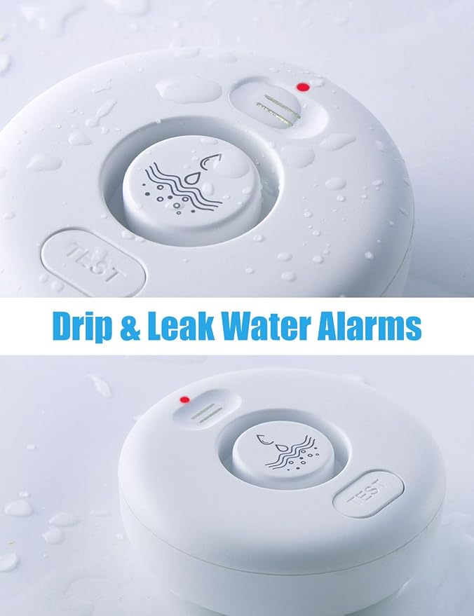 3 Pcs WD71 Water Leak Alarm Detector, 120dB Loud Alert Water Sensor, Can Use - Image 2
