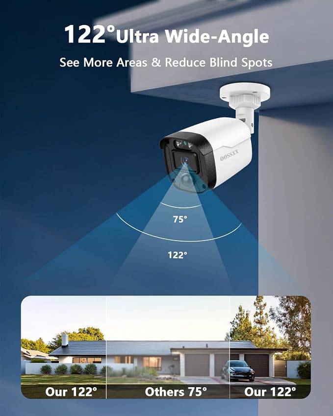 Outdoor Wired Security Camera System Home Video Surveillance Cameras Systems - Image 2