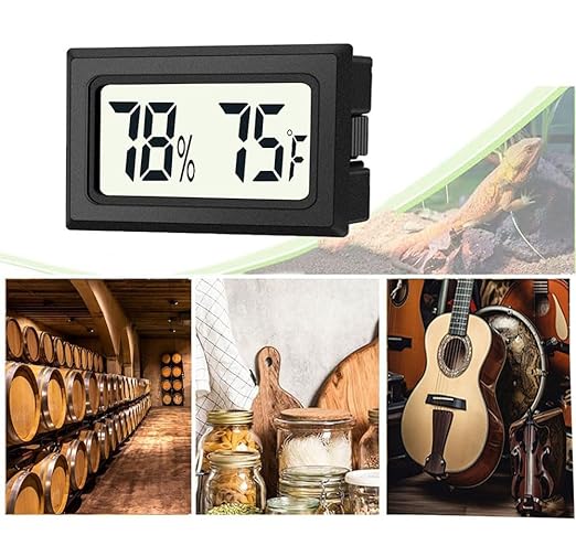 JEDEW 4 Pack Mini Digital Hygrometer Thermometer Gauge, Indoor Outdoor - Image 6