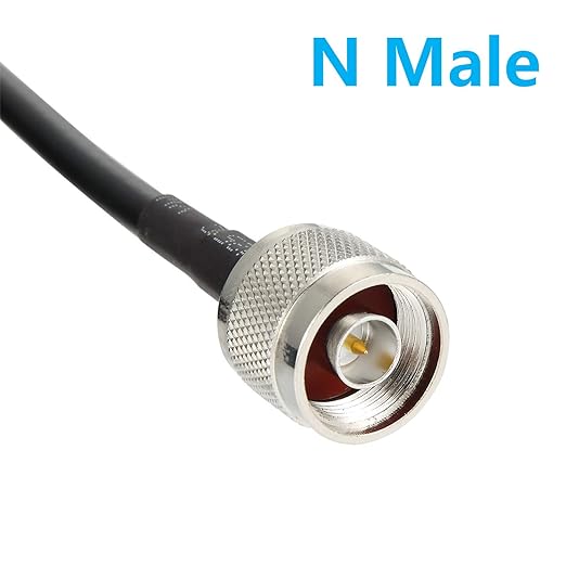 1ft N Male to SMA Male Cable 2PCS, SMA to N Cable 50 ohm Ultra Low Loss KMR240 - Image 3