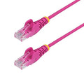 StarTech.com 15ft Pink Slim CAT6 Ethernet Cable, Snagless RJ45, 28AWG Pure Bare by StarTech