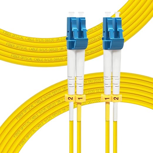 FLYPROFiber- 20M OS2 LC to LC Fiber Patch Cable, Length Options: 0.2m-300m by FLYPROFiber