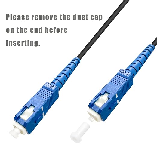 100 Meters SC to SC Fiber Optic Patch Cable, Outdoor Armored Single Mode SC/UPC - Image 5