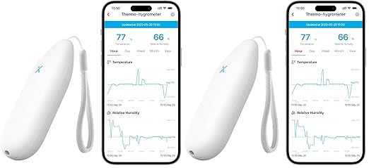 X-Sense Wi-Fi Hygrometer Indoor Humidity & Temperature Monitor, Smart by X-Sense