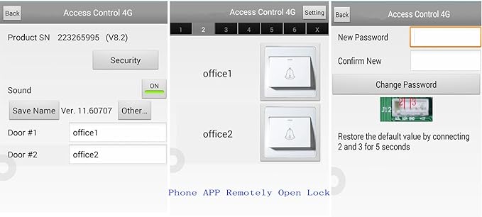 TCP/IP 4 Door Entry Access Control Panel Kit Electric Strike Fail Secure NO - Image 5