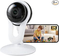 2 Pack Smart Indoor Home Camera, 2K WiFi Cameras by WOOMO