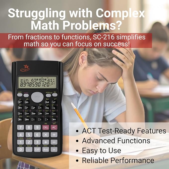 SC 216 Non Graphing Scientific Calculator - Image 3