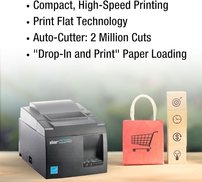 Star Micronics TSP143IIIW Wi-Fi Thermal Receipt Printer - Image 6