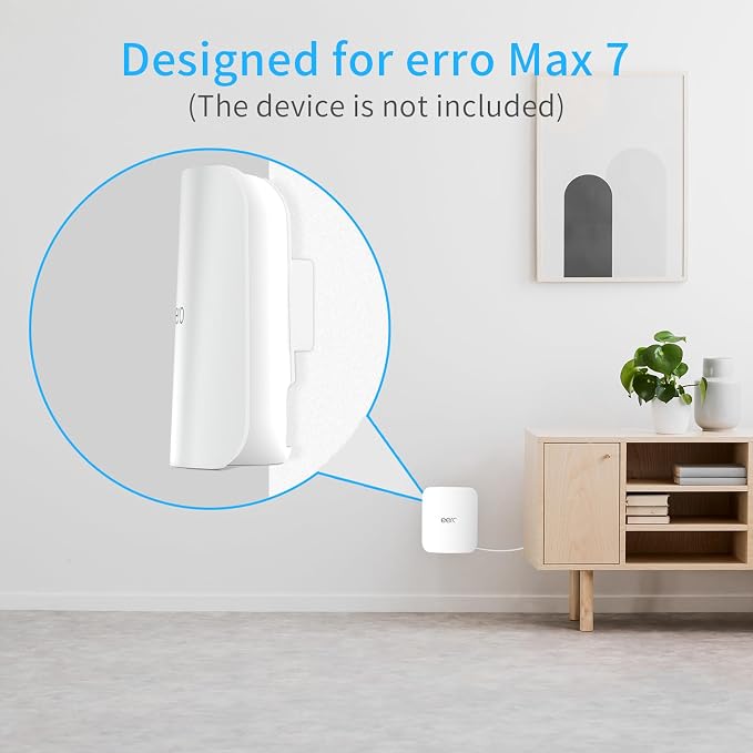 eero Max 7 Wall Mount, Wall Brackets ABS Router Holder Compatible - Image 2