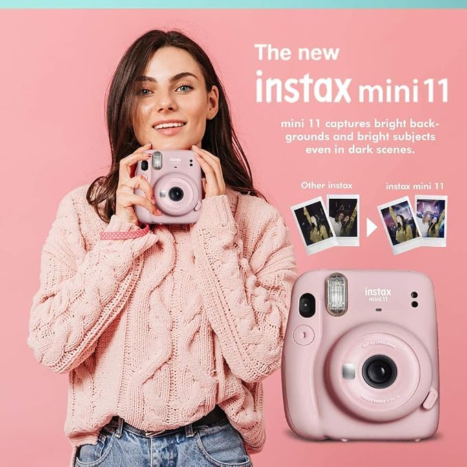 Fujifilm Instax Mini 11 Instant Camera Sky Blue + Fuji Film Value Pack + - Image 4