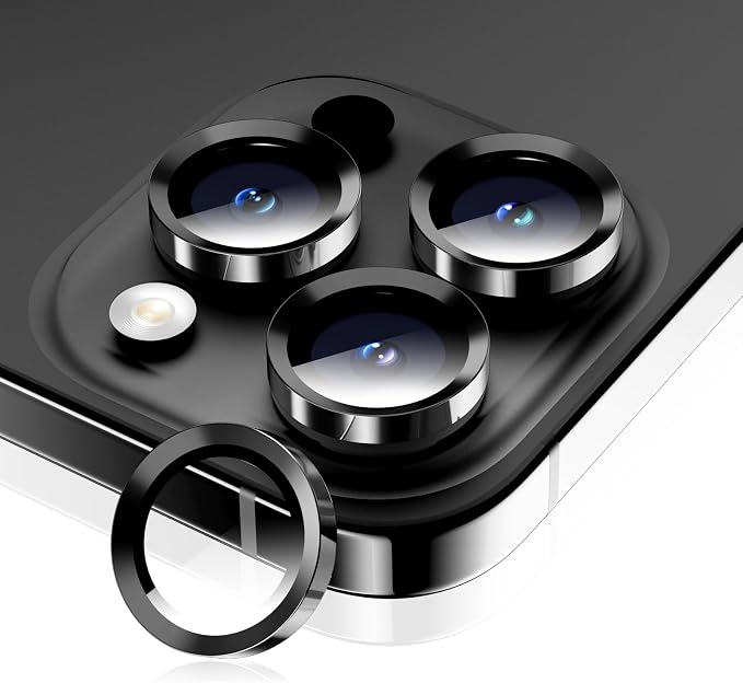 for iPhone 17 Pro/iPhone 17 Pro Max Camera Lens Protector, Tempered Glass by WumigooProducts