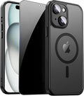 for iPhone 15 Plus Case with Privacy Screen Protector and Camera Protection by ZOZDOKG