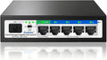 6-Port Gigabit PoE Switch for Small Business&Home Security52W High Power for IP by Goalake
