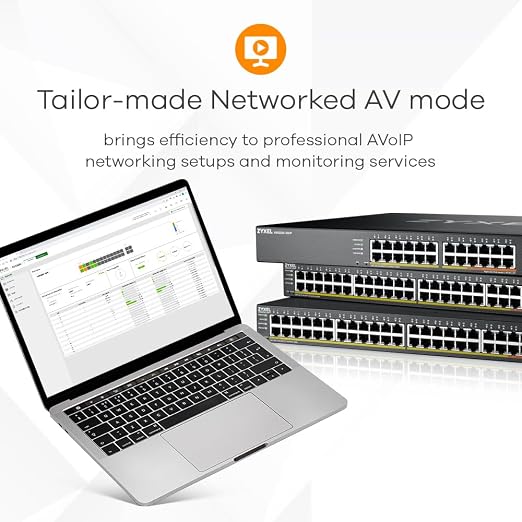Zyxel 24-Port Gigabit Switch | Nebula Cloud Managed/L3 Access | 6X 10G Uplink - Image 8