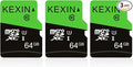 KEXIN 64GB Micro SD Card 3 Pack by Home