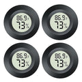 JEDEW 4 Pack Hygrometer Thermometer Digital Humidity Meter Indoor/Outdoor by JEDEW