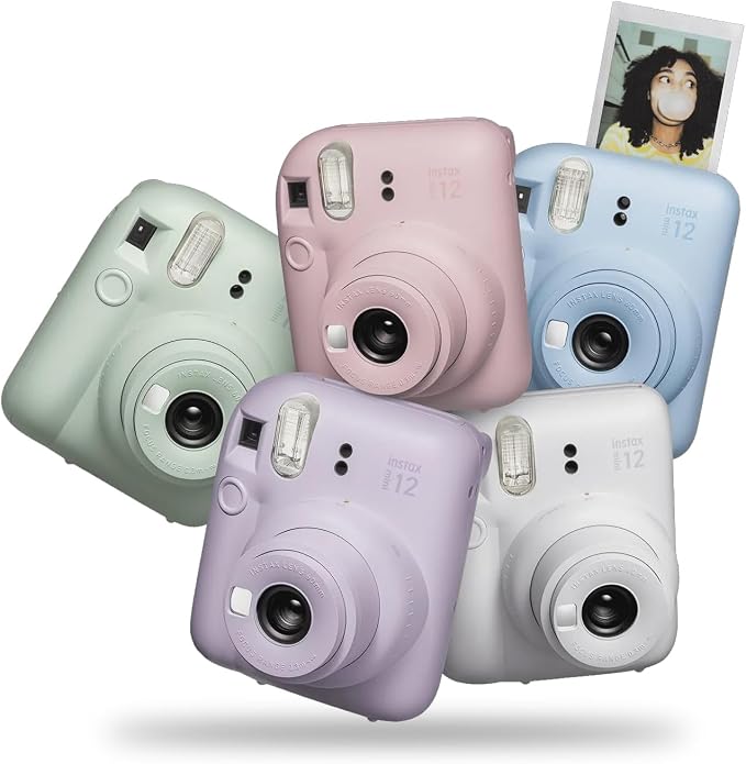 Fujifilm Instax Mini 12 Instant Camera Lilac Purple + Minimate Custom Designed - Image 9
