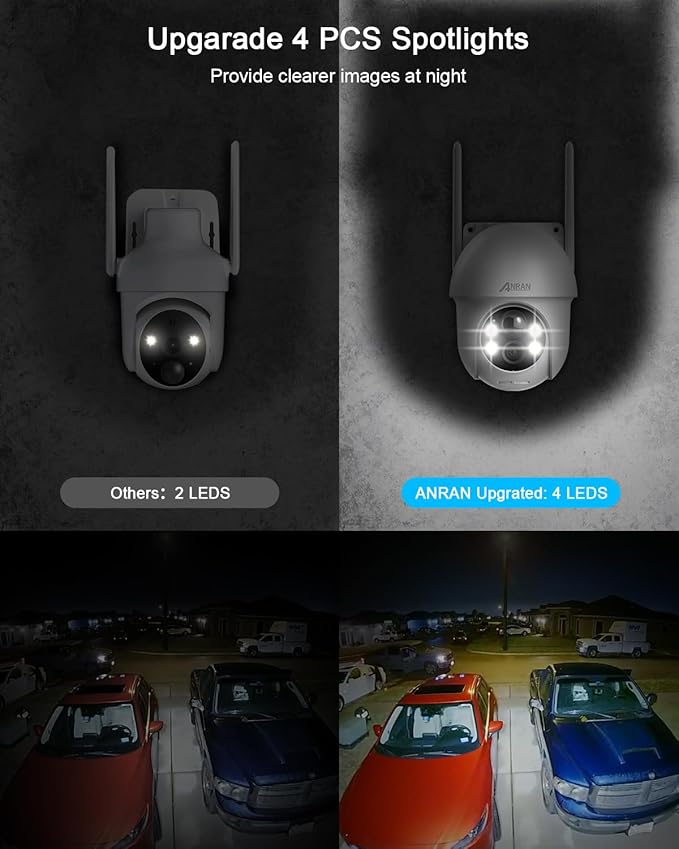 ANRAN Security Camera Wireless Outdoor, 2K Solar Outdoor Camera - Image 2
