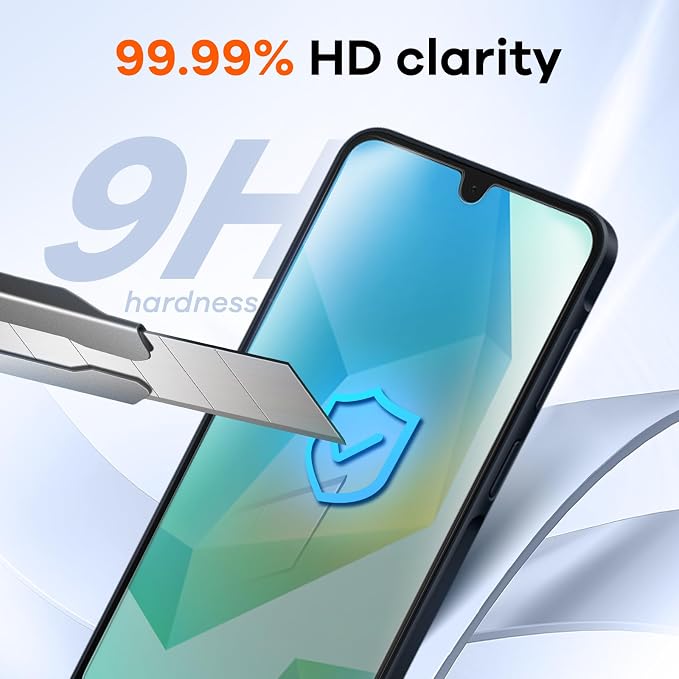 4+4 Pack for Samsung Galaxy A26 5G Screen Protector & Phone Camera Lens - Image 4