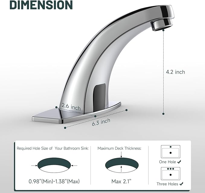 Touchless Bathroom Sink Faucet - Image 2