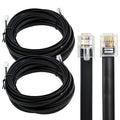 RJ12 Cable 25 feet Telephone Line Cord by XANHAM