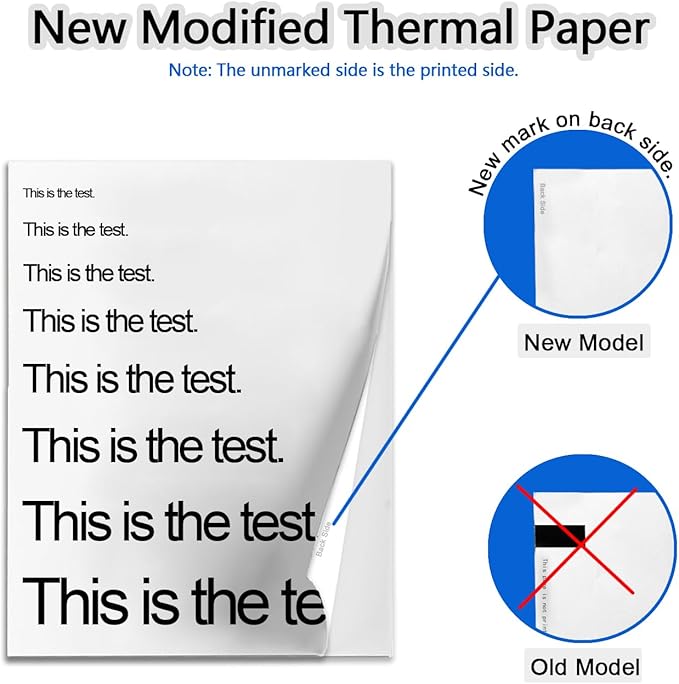 500-Sheet Thermal Printing Paper of Continuous Folded Great Value Pack - Image 7